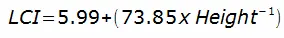 LCI Reference Equation
