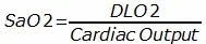 SaO2 DLO2 equation